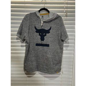 Under Armour x Project Rock Terry‎ Short Sleeve Hoodie - Size L